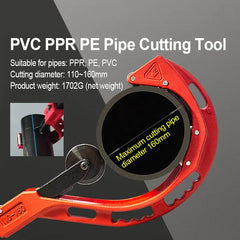 Portable Tube Cutter Metal Scissor Pipe Cutter 14-65mm/110-160mm Dual-purpose Scissor for Copper PVC PPR PE Cutting Tools