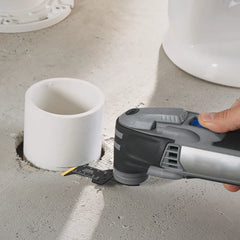 128PCS Oscillating Tool Blade with Scraper Sandpaper Sanding Disc and Adapter Oscillating Tool Accessories for Cutting and