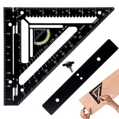 Innovative Rafter Square Tool Multi-purpose Carpentry Squares Right Angle Ruler Rafter Square  Woodworking Measurement Tool