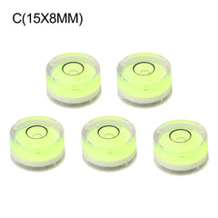 5pcs Round Bubble Level For Spirit Level For BULLSEYE Level ///////////////Instrument Desktop OperationLeveling Tool