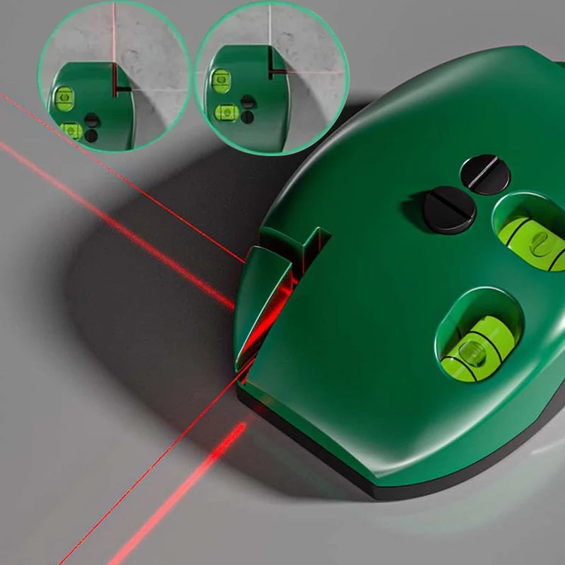 Vertical Mouse Laser Level Infrared Horizontal Line Right Angle Bubble Level Leveling 20M Long Distance 2 Lines Laser Levels ﻿