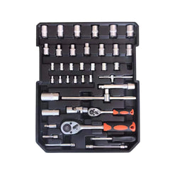108pcs Hand Tool Set with Toolbox, Complete Home & Garage Toolkit with Ratchet, Wrenches, Sockets