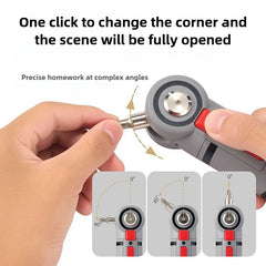 Masterproof 4V Mini Electrical Screwdriver Set Smart Scalable Cordless Electric Screw Driver Suit USB Rechargeable Drill Tools