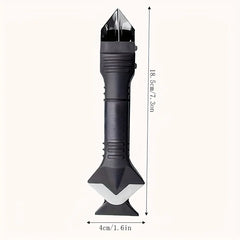 Silicone Caulking Tool | 5-in-1 Sealant Finishing Tool | Caulk Remover Glass Glue Angle Scraper for Bathroom, Kitchen, Floor
