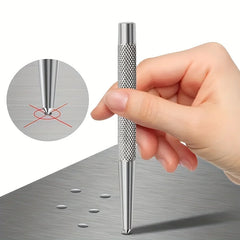 High Hardness Center Punch Non-slip Handle Tapered Punch Point Punch Locator Metal Drill Mark Center Punch Fitter's Chisel Punch