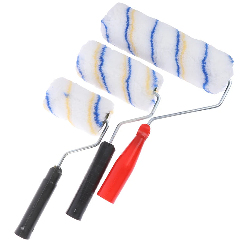 Wall Painting Paint Roller 4 6 9 Inch Short Long Handle Roller Brush Set