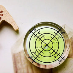1pc Spirit Level Bubble Mini Round Bullseye Leveller High Precision Bubble Level Horizontal Spirit Level Measuring Tool 32mmx7mm