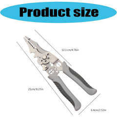 1 Wire Stripper Crimping Tool, Fusion Splicer, Cable Stripper, Multi-Purpose Stripping Tool, Wire Pliers, Professional-Grade Stripper