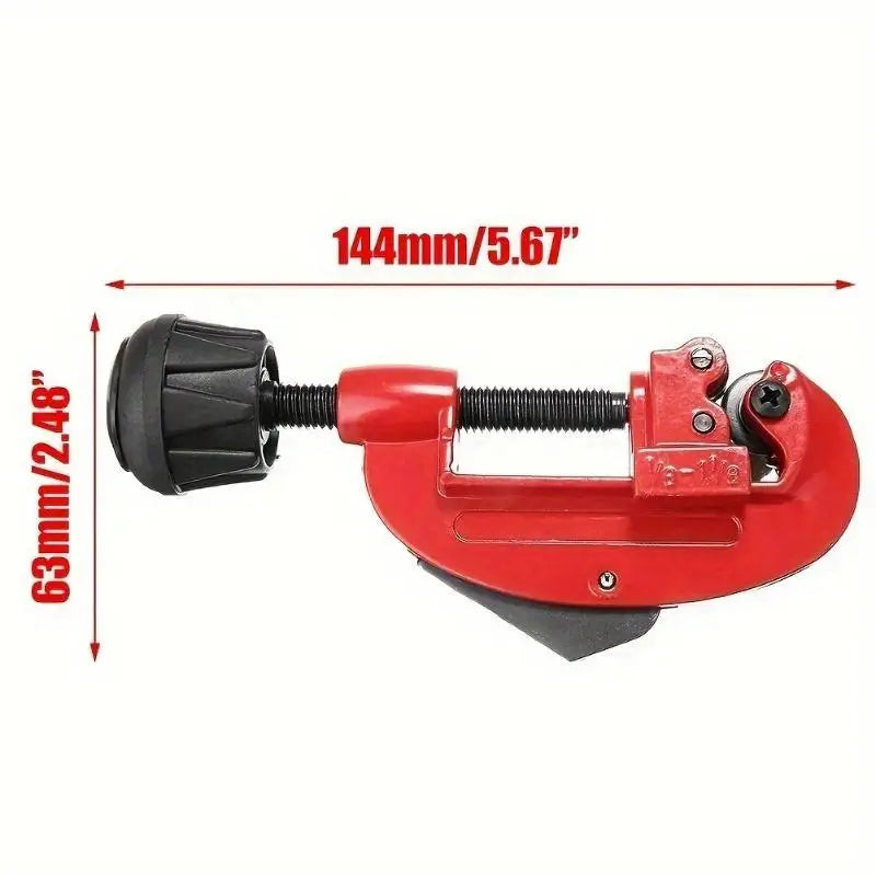 1Pc Pipe Cutter 1/8" To 1-1/8"  Inch Tubing Cutter Heavy Duty Tube Cutter Tool for Cutting Copper Aluminum Stainless Steel