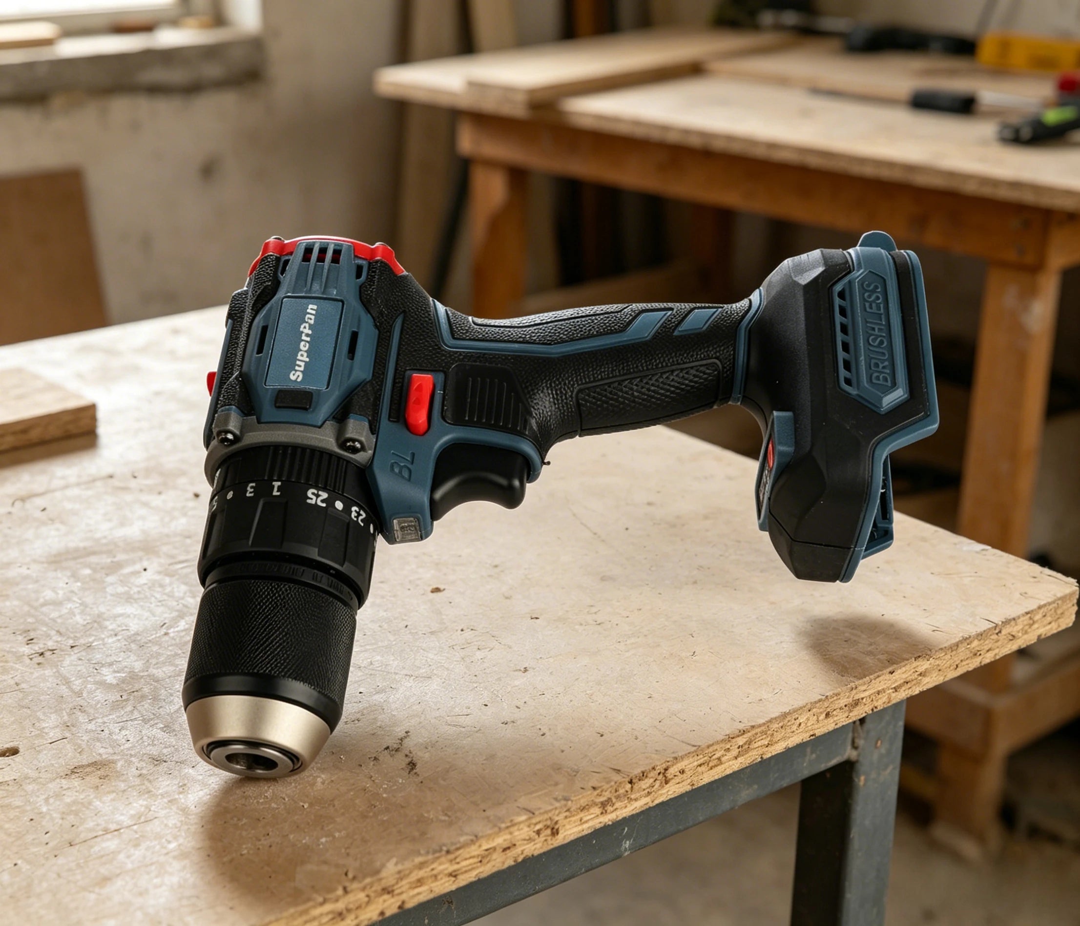 20V Cordless Drill Driver, 90Nm, 2000RPM, Ideal for Wood, Metal, Masonry Drilling & Screwing, Bare Unit，For Dewalt