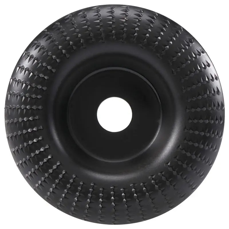 AA81-Grinder Wheel Disc 4 Inch Wood Shaping Wheel, Wood Grinding Shaping Disk For Angle Grinders With 5/8Inch Arbor