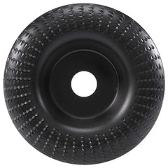 AA81-Grinder Wheel Disc 4 Inch Wood Shaping Wheel, Wood Grinding Shaping Disk For Angle Grinders With 5/8Inch Arbor