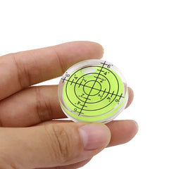 Universal Spirit Level Bubble 32x7mm Mini Bullseye Level for Tripod Furniture
