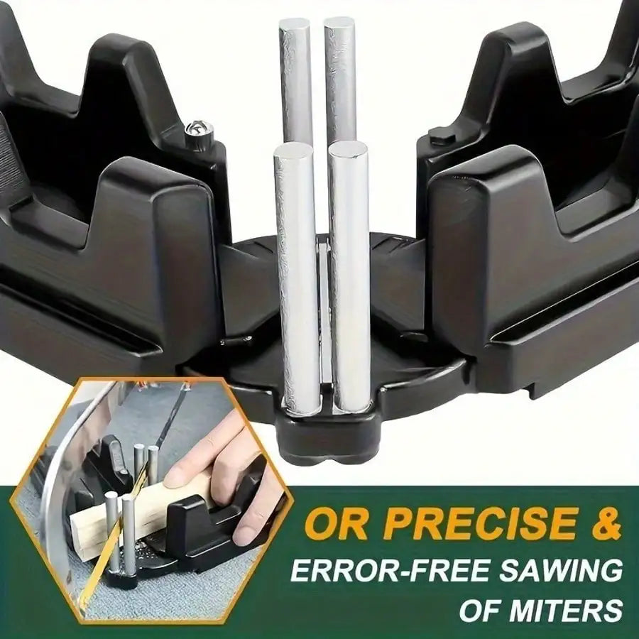 Portable 2-in-1 Mitre Measuring & Cutting Tool - Precision Angled Cuts up to 180 Degrees,   Miter Saws for Woodworking