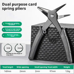 Snap Ring Plier Type Circlip Pliers Multifunctional Crimp Tool Internal External Ring Remover Retaining Circlip Pliers Hand Tool