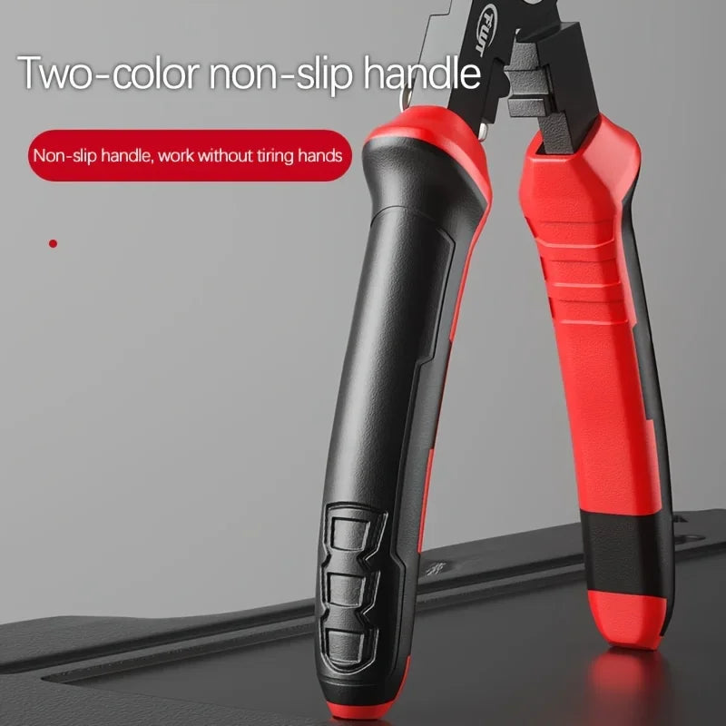 Multi-Functional Electrician Wire Stripper - 5-in-1 Tool for Stripping, Cutting, Holding, Crimping and Wire Breaking