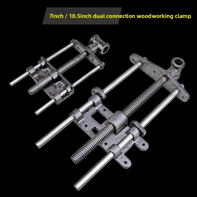 7Inch Woodworking Vise Table Clamp Fixture Woodworking Bench Vise Table Pliers DIY Clamping Tools Table Connecting Rod