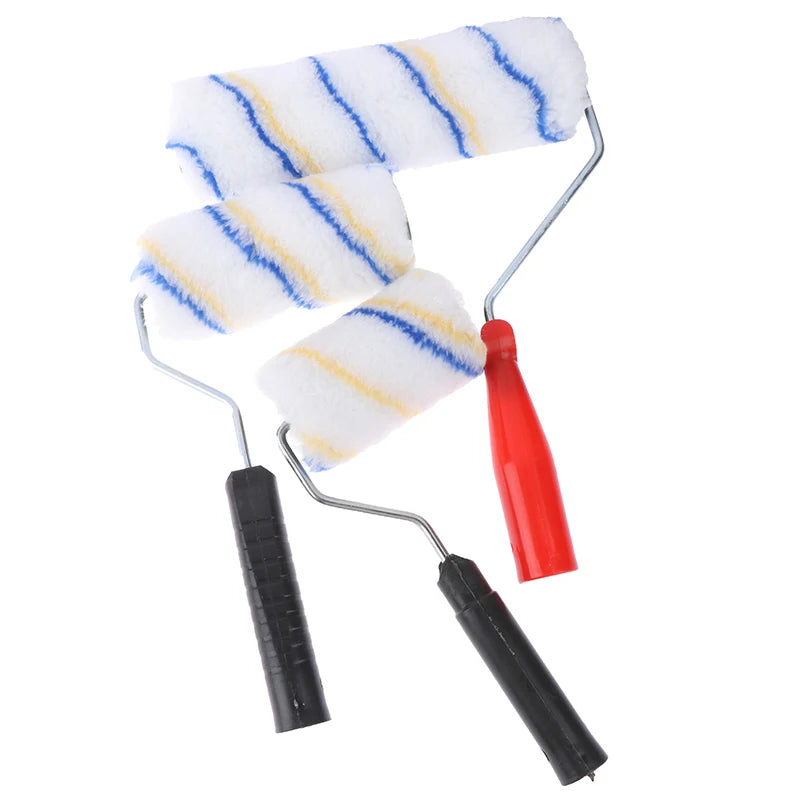 Wall Painting Paint Roller 4 6 9 Inch Short Long Handle Roller Brush Set