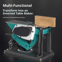 Woodworking Planer Household Desktop Sub-electric Planer, Carpenter Small Planer Tool for Home Furniture