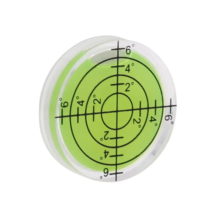 Universal Spirit Level Bubble 32x7mm Mini Bullseye Level for Tripod Furniture