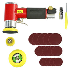 ASCOTT Random Orbit 2/3" Air Sander Mini Pneumatic Polishing Machine for Car Polishing High Speed Air Powered Orbital Polisher