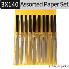 10pcs/set Metal Needle File Set Wood Rasp Metal Polishing Hand FileTools Steel Rasp Needl Filing For Metal Glass Stone Wood Carv