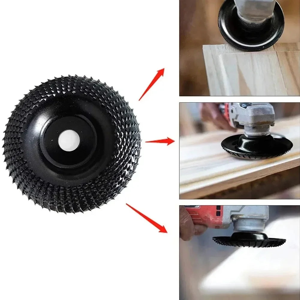 4 Inch Disc Grinder Wheel Wood Shaping Wheel Grinding Shaping Disk For Angle Grinders Power Tools Conversion Grinding Polishing