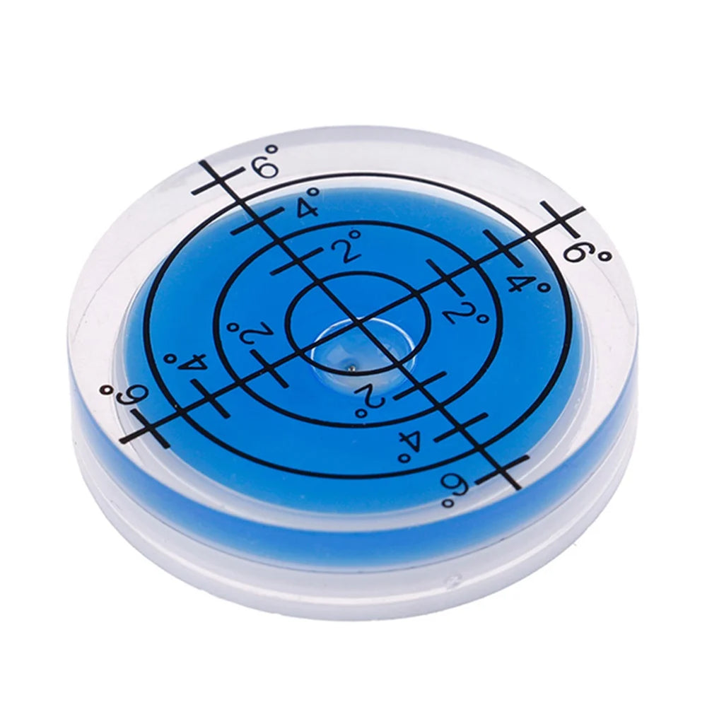 1pc 32x7mm Universal Level Spirit Level Bubble Bullseye Level Bubble Spirit Level Round Circular Measuring Meter Measuring Tool