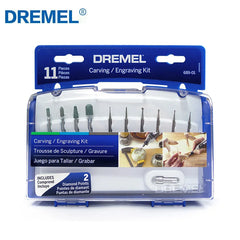 Dremel Cleaning Polishing Kit Carving Engraving Rotary Tool Accessories Solid Steel Assorted Set Perfect for Wood Metal Glass
