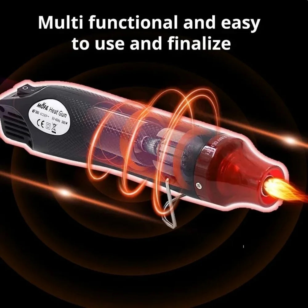 220/110V Hot Air Gun Mini Hot Air Welding Station Electric Heat Air Blower Shrink Embossing Drying Paint Plastic Welding Tools