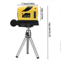 Laser Level with Tripod Point/Line/Cross Measuring Laser Ruler 360 Degrees Adjustable Horizontal Vertical Line Infrared