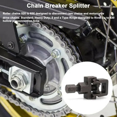 Motorcycle Chain Breaker Riveting Tool Link Removal Splitter DID Heavy Duty Chain Cutter Riveting Tool Carbon Steel Repair Tool