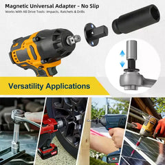 Impact Driver Socket Adapter Set 3/4" To 1" 1/2" To 3/4" 3/8" To 1/4" Low Profile Reducer For Hand Tools Wrench Accessories