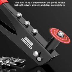 Professional Heavy Duty Rivet Gun Hand Riveter Tool Kit with 100Pcs Rivets for Furniture Trailer Boat - Pop Rivet Gun Set