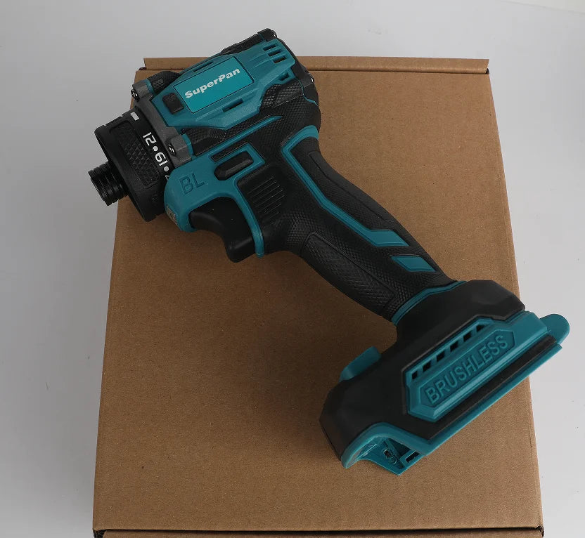 Cordless Impact Driver, 20V Brushless, Durable Build, Industrial Grade, for Workshop & Construction, Bare,For makita Battery