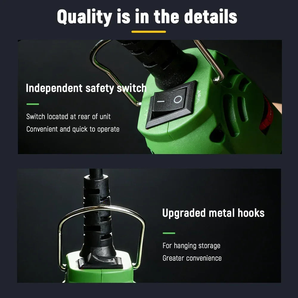 6-Speed Electric Die Grinder Multi-Function Rotary Tool Handheld Angle Grinder for Wood Carving, Metal Polishing & Engraving