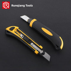 Utility Knife Pack Box Cutter Retractable Utility Knife 9MM Wide Snap-Off Blades Exacto Knife for Cutting Box Wrapping Cardboard