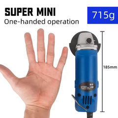 Electric Angle Grinder Polishing Machine 75mm 6 Speed Variable Grinding Machine Abrasive Tools Mini Grinder