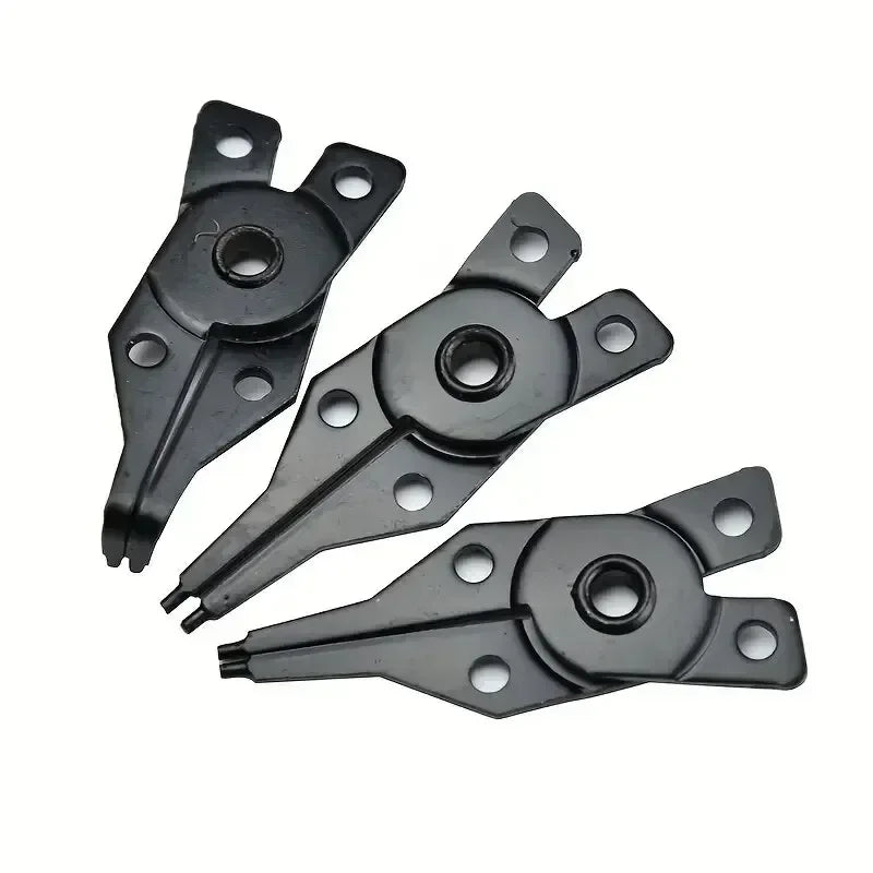 Multifunctional 4 In 1 Circlip Pliers Set Snap Ring Pliers Multi Crimp Removable Plier Head Retaining Circlip Pliers Hand Tools