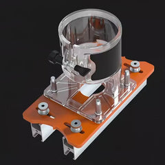 Wood Router Slotting Locator Tool 2 in 1 Slotted Base & Fastening Bracket Handheld Edge Trimmer Milling Cutting