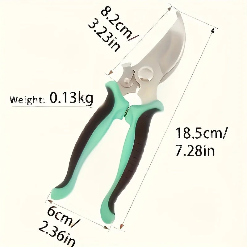 Garden Pruning Shears Professional Gardening Scissors for Plants, Trees, Shrubs, Home Gardeners, Landscaping Professionals