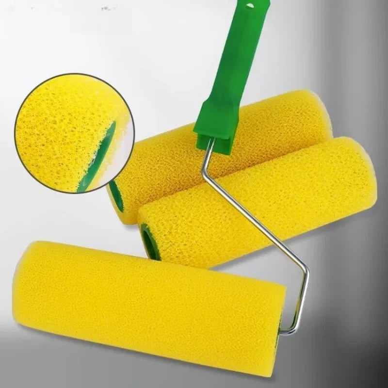Proffesional Wall Paint Roller Brush Portable Sponge Painting Roller with Handle Roller Brush Paint Portable for Painting Tool