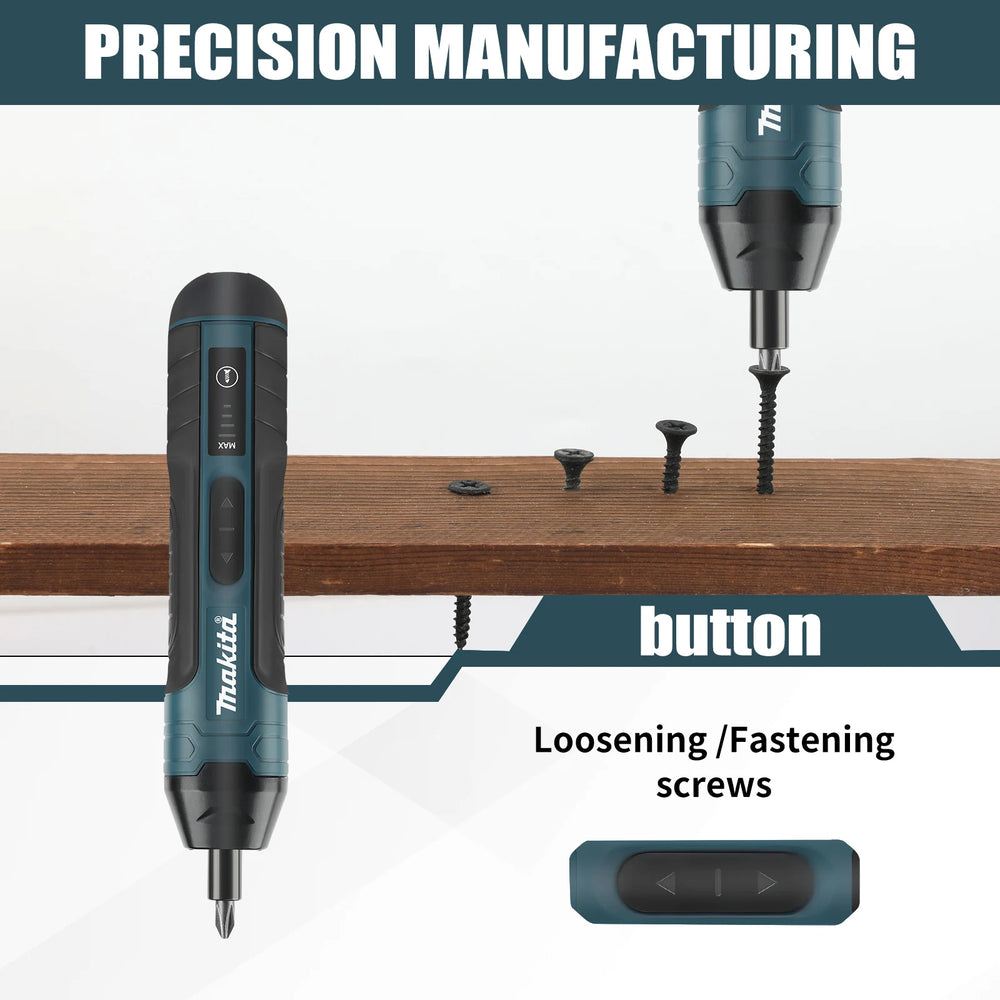Makita New Cordless Electric Screwdriver | Professional Power Tool for Screw Installation & Removal