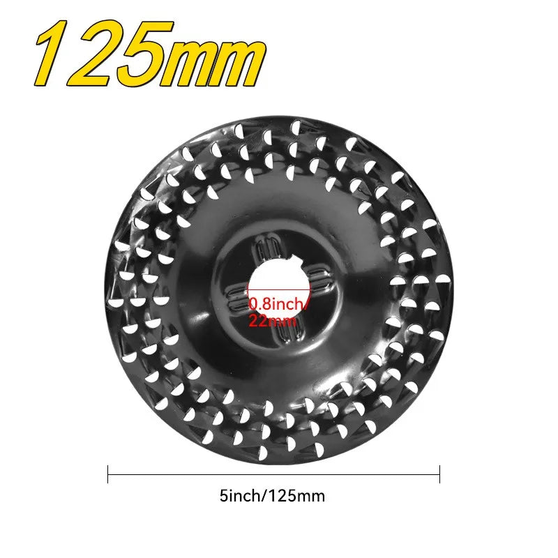 92/125mm Grinder Wheel Disc Wood Shaping Wheel Grinding Discs for Angle Grinders Woodworking Sanding Rotary Abrasive Tools