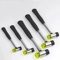 1pc 25/35/45mm Double-Face Rubber Mallet - Non-Slip Soft Tap Hammer for Woodworking, Jewelry Craft & Flooring Installation Tools