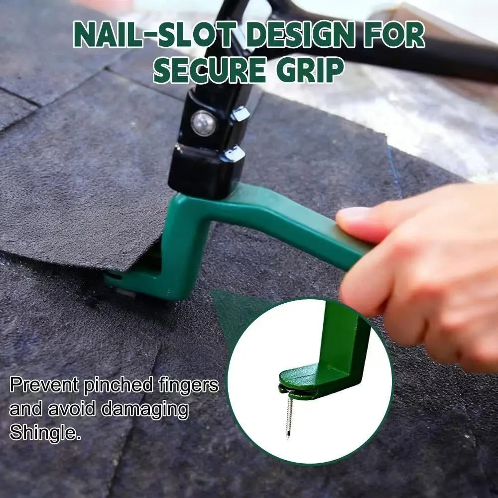 Steel Construction Nail Puller Sturdy Design Snake Shape Pry Bar Green Color Portable Design Nail Remover Tool Furnish Roof