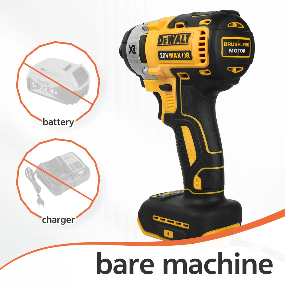 DEWALT DCF887 20V Impact Driver Cordless Electric Screwdriver Brushless Motor Power Tool