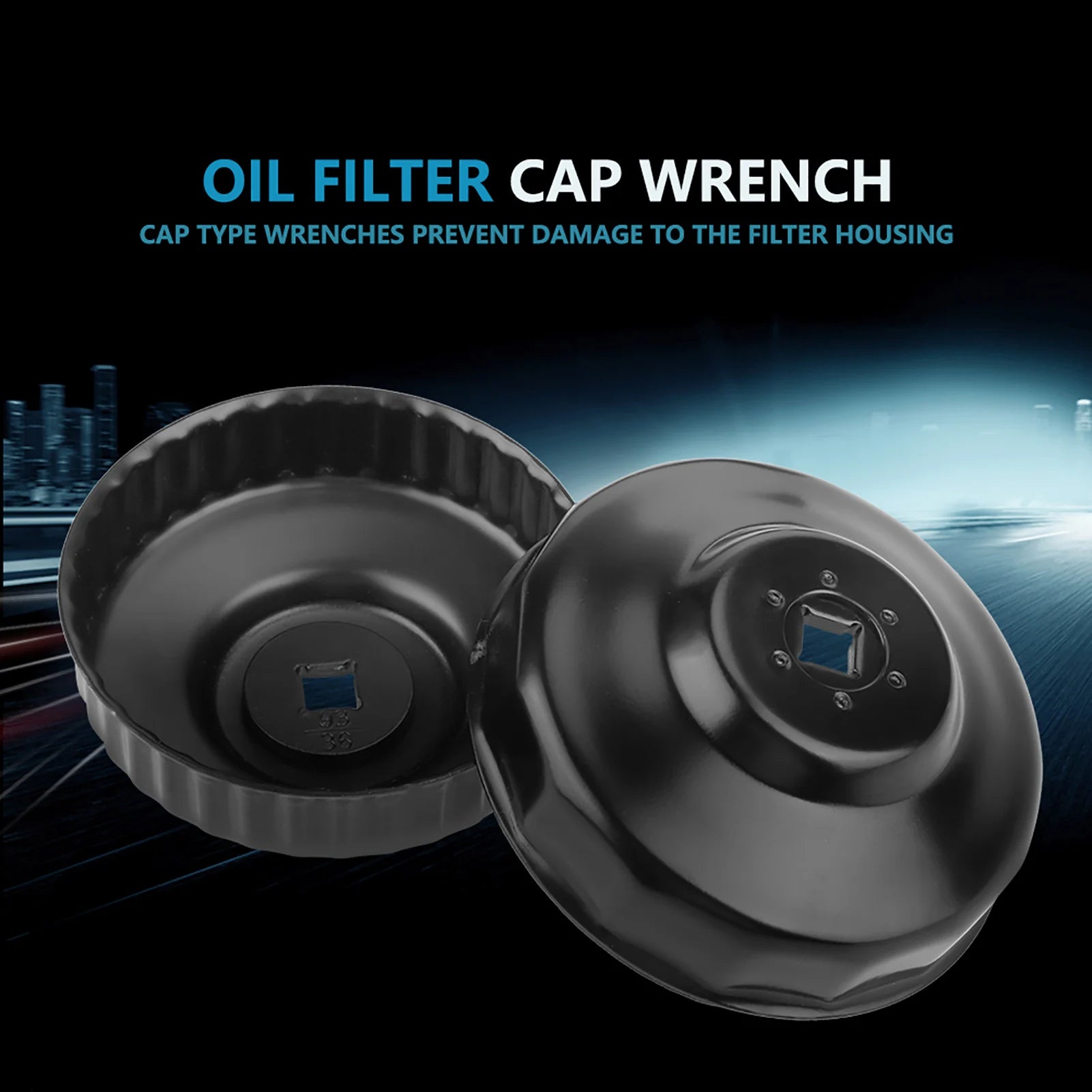 Oil Filter Wrench Remove Set Sockets Work Wrench Repair Tool Kit Filter Remove Set Filter Wrench Set Oil Filter Cup Set