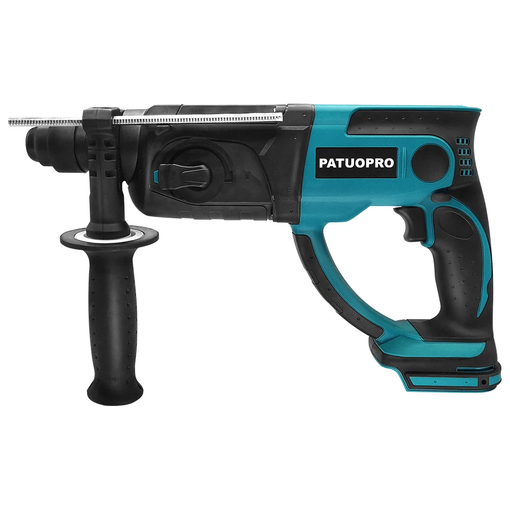 Brushless Cordless Electric Rotary Hammer 28mm 3 Functions Hammer Drill Househeld Power Tool For Makita 18V Battery(No Battery)