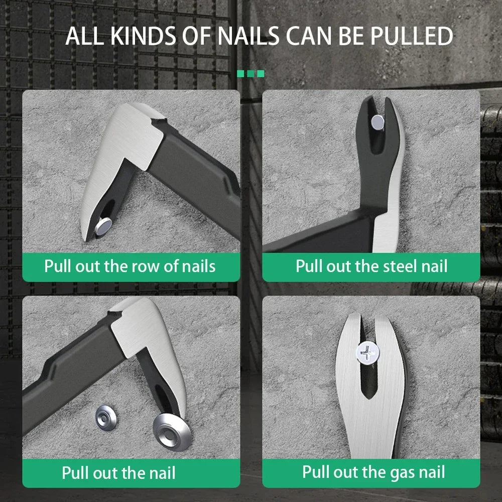 Nail Puller Cats Paw Nail Remover Multifunctional Crowbar Tool Steel Nail Extractor for Home Woodworking Tools